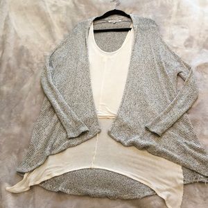 Cardigan and tank top set